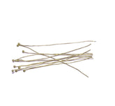 Gold 24 Gauge Brass Ball Pins For Jewellery Making , BPP-031